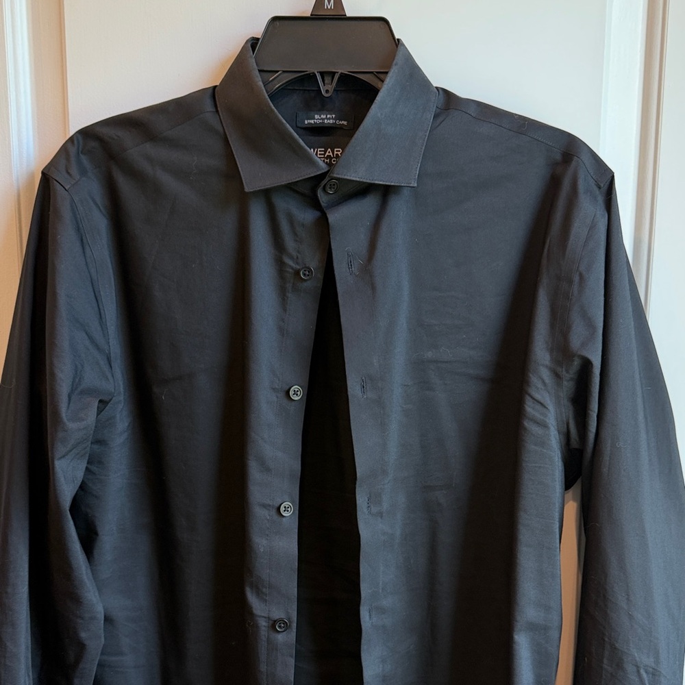 Kenneth Cole Black Dress Shirt